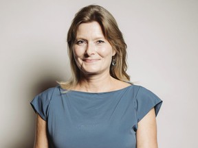 FILE - In this Sept. 28, 2016 file photo, author Jennifer Egan poses for a portrait at 26th Annual Literary Awards Festival in Beverly Hills, Calif. Egan has been named the new president of PEN America.