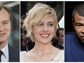 This combination photo shows nominated directors, from left, Guillermo del Toro for "The Shape of Water," Christopher Nolan for "Dunkirk," Greta Gerwig for "Lady Bird," Jordan Peele for "Get Out," and Paul Thomas Anderson for "Phantom Thread."  The 90th Academy Awards will be held on Sunday, March 4. (AP Photo)