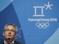Matthieu Reeb, CAS Secretary General, speaks during a press conference about Russian athletes who are challenging the decisions taken by the Disciplinary Commission of the International Olympic Committee (IOC DC) ahead of the 2018 Winter Olympics in Pyeongchang, South Korea, Thursday, Feb. 1, 2018.