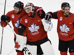Kevin Poulin came through in a big way for the men's Olympic hockey team.
