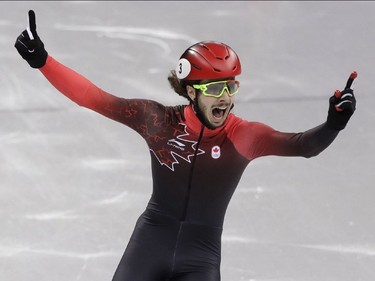 Samuel Girard, gold in men's short-track speed skating 1,000 metres.