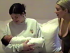 Kylie Jenner holds Chicago, Kim Kardashian-West and Kanye West’s daughter.