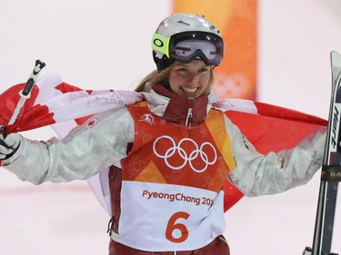 Justine Dufour-Lapointe, silver in women's freestyle skiing moguls.