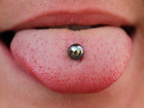 A British Medical Journal report from 2008 said that tongue piercings were the most troublesome, with 50 percent of people between 16 to 24 with the piercings reporting medical complications.