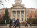 University of Manitoba students walk on campus. Several provinces, including Manitoba, have recently passed legislation requiring schools to create detailed sexual violence policies.