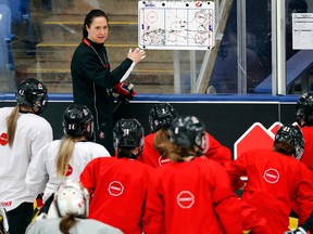 Schuler is the first former player to coach the Canadian women, and she is on a one-year break from her job coaching Dartmouth trying to extend Canada’s hold on Olympic gold to five straight at the 2018 Winter Games.
