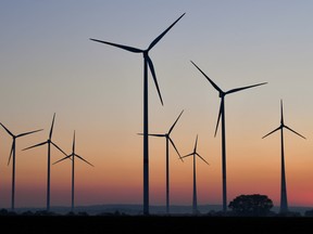 Wind turbines in Germany.