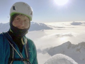 Missing climber Marc Andre Leclerc is shown in a photo from his Instagram account.
