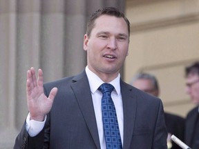 Economic Development Minister Deron Bilous called B.C. leaders "s–t heads" during the provincial bear sessions with municipal leaders at the Alberta Urban Municipalities Association conference Wednesday at the Shaw Conference Centre. (FILE)