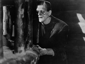 Boris Karloff appears in a scene from the 1931 classic "Frankenstein."