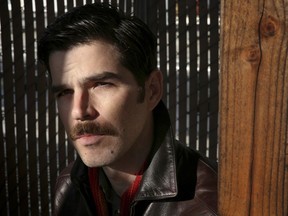 In this Feb. 19, 2018 photo, Francisco Cantu poses in San Francisco.  Cantu was a U.S. Border Patrol agent from 2008 to 2012 and is the author of "The Line Becomes a River: Dispatches from the Border." He's scheduled to appear this weekend at the Tucson Festival of Books.