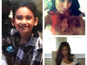 Emerson Cusworth, 9, is seen in this undated three photo police handout combination image along with his mother Shawana Chaudhary. Vancouver Police are looking for a woman who allegedly abducted her nine-year-old son on Friday, contrary to a court-imposed custody order. Shawana Chaudhary may be travelling with her son, Emerson Cusworth, as well as her six-year-old daughter and one or two dogs.THE CANADIAN PRESS/HO, Vancouver Police Department *MANDATORY CREDIT*