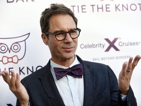 Eric McCormack is returning to his roots at the Stratford Festival for a special one-night only performance of "The Fantasticks." Actor Eric McCormack poses at the five-year anniversary of the non-profit advocacy organization Tie The Knot supporting LGBTQ equality, at NeueHouse Hollywood on Thursday, Oct. 12, 2017, in Los Angeles.
