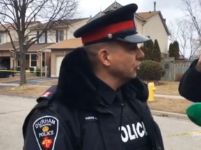 Durham Region police spokesman Const. George Tudos said a man was arrested in Oshawa, Ont., after officers found the bodies a 39-year-old woman and her 15-year-old son in a home in nearby Ajax.