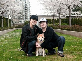 Kevin Leung (left) and his wife, Kitty Chan, provided services at the July 2015 wedding of Emily Liao and Edward Chow.