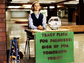 Flawless Reese Witherspoon as the flawless Tracy Flick.