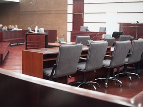 A file photo of a court room.