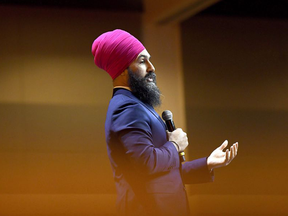NDP Leader Jagmeet Singh has denounced all forms violence in a statement posted to the NDP website, but a video has surfaced showing him participating in a seminar on Sikh sovereignty where a fellow panellist says violence can help achieve independence.