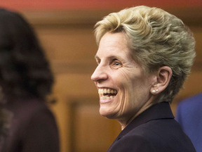 Ontario Premier Kathleen Wynne: "It's time for change."