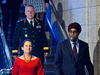 Defence Minister Harjit Sajjan, Foreign Affairs Minister Chrystia Freeland and Chief of Defence Staff Jonathan Vance arrive to announce Canada's peacekeeping mission to Mali in the foyer of the House of Commons, March 19, 2018.