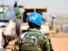 A United Nations peacekeeper in Gao, Mali.