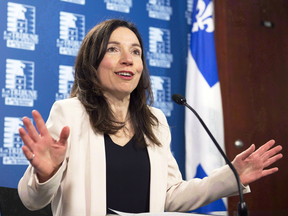Bloc Quebecois Leader Martine Ouellet. “Her strategy is pure independence. Independence, independence, independence,” one former Bloc MP said.