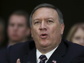 Michael Pompeo, as he testifies on Capitol Hill in Washington. The Iran nuclear deal was in near terminal condition and on life support even before President Donald Trump fired Secretary of State Rex Tillerson, but his dismissal this week may hasten its demise.