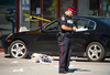 The scene of a fatal double murder at Moka Espresso Bar in Vaughan, June 24, 2015.