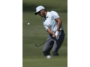 Mexican golfer Abraham Ancer approaches the green on the 2nd hole during the first round of the Mexico Championship at the Chapultepec Golf Club in Mexico City, Thursday, March 1, 2018.