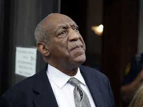 FILE- In this June 17, 2017, file photo, Bill Cosby exits the Montgomery County Courthouse after a mistrial was declared in Norristown, Pa. Cosby's lawyers are asking Judge Steven O'Neill in his upcoming sexual assault retrial to step aside, arguing he could be seen as biased because his wife is a social worker who's described herself as an "advocate for assault victims." Cosby's lawyers said Thursday, March 22, 2018, that some of O'Neill's rulings, including his decision to let five additional accusers testify, could give the appearance he's influenced by his wife's work.