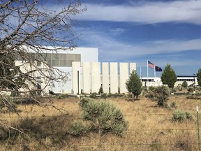 FILE - This July 1, 2016, file photo, shows the Facebook Data Center in Prineville, Ore. Facebook frequently defends its data collection and sharing activities by noting that it's adhering to a privacy policy it shares with users.