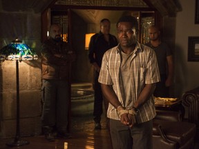 This image released by Amazon Studios shows David Oyelowo in a scene from "Gringo."