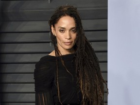 FILE - In this March 4, 2018 file photo, Lisa Bonet arrives at the Vanity Fair Oscar Party in Beverly Hills, Calif. Bonet has broken her silence about her former TV father Bill Cosby, saying she isn't surprised he's facing sexual misconduct allegations and claiming he gave off a "sinister" energy. In an interview with Net-a-Porter, Bonet says she wasn't aware of any inappropriate behavior by Cosby on "The Cosby Show" and "A Different World," though she sensed "darkness."