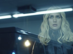 This image released by Neon shows Lola Kirke in a scene from "Gemini." (Neon via AP)