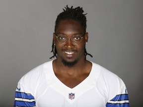 FILE - This June 5, 2017 file photo shows DeMarcus Lawrence of the Dallas Cowboys NFL football team. A person with knowledge of the decision says the Cowboys have placed the franchise tag on Lawrence, guaranteeing the Pro Bowl defensive end $17.5 million in 2018. The Cowboys had until Tuesday, March 6, 2018 to put the tag on Lawrence. The 25-year-old can still sign a long-term deal with the club that traded up him to get him early in the second round in 2014. Lawrence tied Jacksonville's Calais Campbell for second in the NFL with 14 1/2 sacks last season. (AP Photo, file)