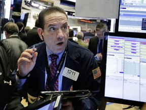 Trader Tommy Kalikas works on the floor of the New York Stock Exchange, Monday, March 26, 2018. U.S. stocks rose sharply in early trading Monday as the market made up some of its huge losses from last week.