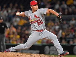 Former St. Louis Cardinals reliever Seung-hwan Oh will pitch for the Toronto Blue Jays in 2018.