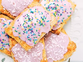 Raspberry Funfetti Pop Tarts