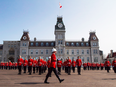 Cadets during a graduation ceremony parade at the Royal Military College.