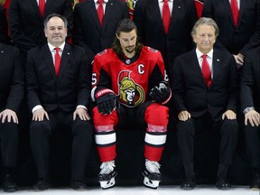 The decision about which year's draft pick to assign to Colorado might come down to whether Erik Karlsson remains with the team and what the outlook for 2018-19 is.