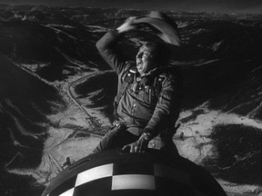 Slim Pickens was among the stars of Stanley Kubrick's 1964 black comedy Dr. Strangelove or: How I Learned to Stop Worrying and Love the Bomb.