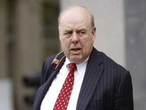 John Dowd outside of federal court in Manhattan in May 2011.