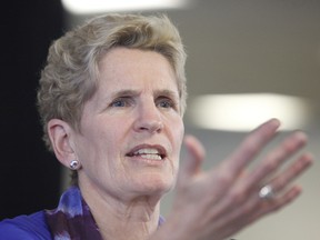 Ontario Premier Kathleen Wynne in Ottawa on Thursday, March 15, 2018.