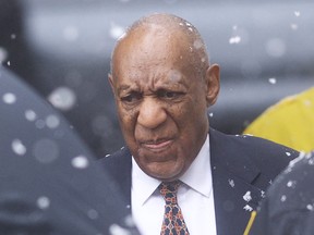 Bill Cosby arrives at the Montgomery County Courthouse before jury selection in his sexual assault retrial April 2, 2018 in Norristown, Pennsylvania.
