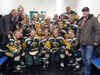 Members of the Humboldt Broncos junior hockey team on March 24, 2018.