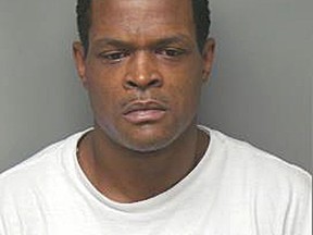 This undated booking photo released by University City, Mo. Police Department shows Alzado Harris. Harris is jailed and accused of knocking over about 120 tombstones at a suburban St. Louis Jewish Cemetery early last year, but authorities say it wasn't a hate crime. St. Louis County prosecutor Bob McCulloch on Wednesday, April 25, 2018, charged Harris with institutional vandalism. Harris is jailed on $20,000 bond. (University City Police Department via AP)