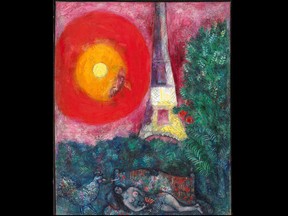 Chagall's La Tour Eiffel, which the National Gallery of Canada purchased in 1956, is expected to fetch as much as $10 million on the auction block.