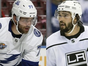 Victor Hedman and Drew Doughty.