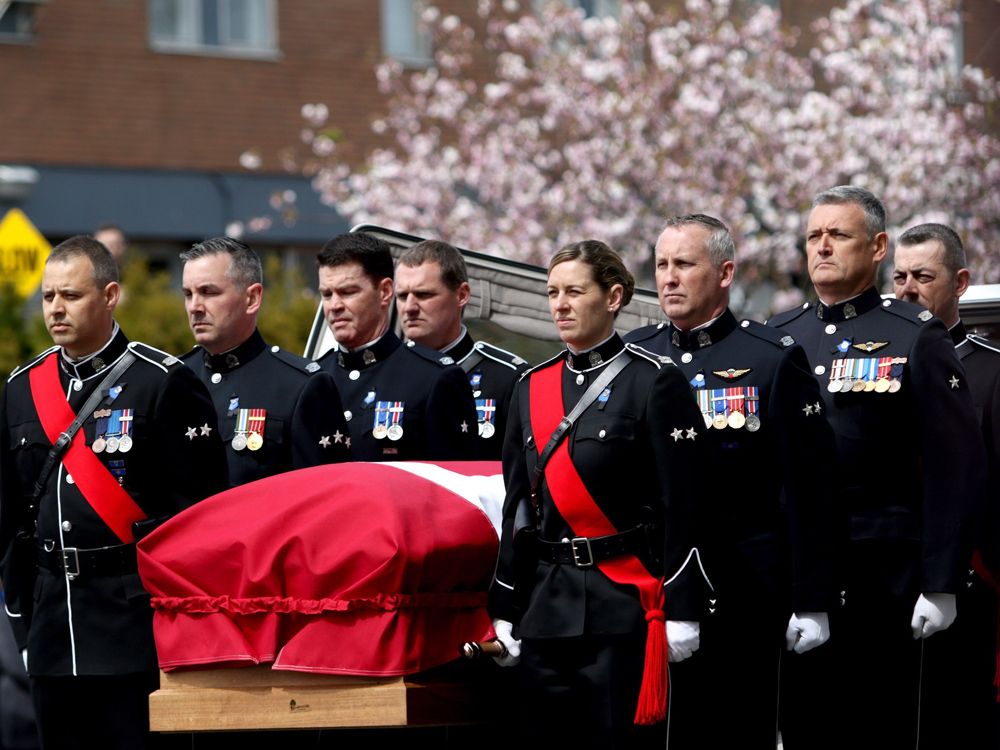 Roughly 1,000 Mourners Attend Funeral Of B.C. Officer Who Spent 30 ...