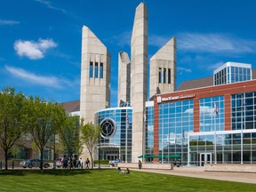MacEwan University in Edmonton is shown in this undated handout image. An Alberta university that revealed last summer it had been defrauded of $11.8 million in a so-called phishing attack now says it has recovered just over 92 per cent of the funds.